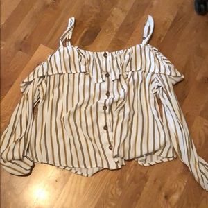 Cold Shoulder Maurice’s Shirt Plus Size 1